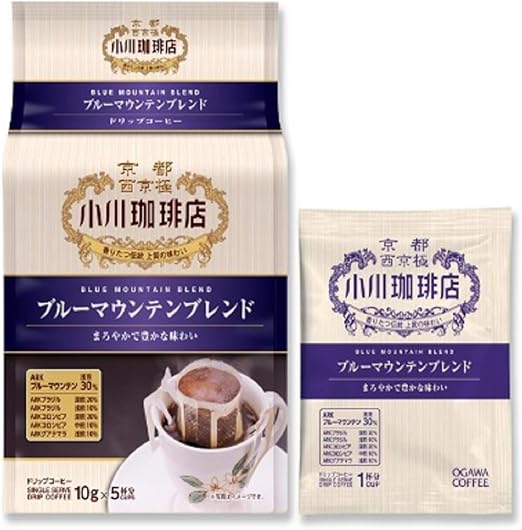 Amazon 小川珈琲 ブルーマウンテンブレンド ドリップコーヒー 5杯分 2袋 小川珈琲 ドリップバッグ 通販