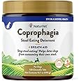 NaturVet – Coprophagia Stool Eating Deterrent Plus Breath Aid – Deters Dogs from Consuming Stool – Enhanced with Breath Freshener, Enzymes & Probiotics – 130 Chewable Tablets