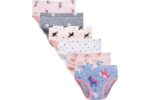 Sladatona Little Girls Soft Cotton Underwear Bring Cool Breathable Comfort Panties