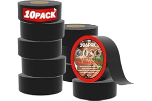 JOAPRIL 10 Pack Deck Joist Tape for Decking 1-5/8" x 50', Butyl Joist Tape, Extend Deck Life Deck Tape, with Joist Tape, Waterproof and Anti-Corrosion