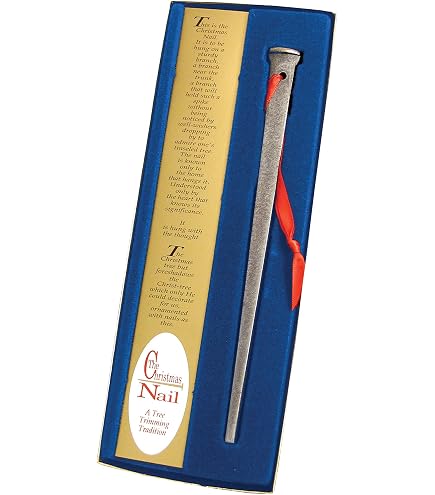 Römischen Ornament Nagel „Vergib Ihnen“ – 16,5 Cm, Silber, Dekorativer Wandschmuck