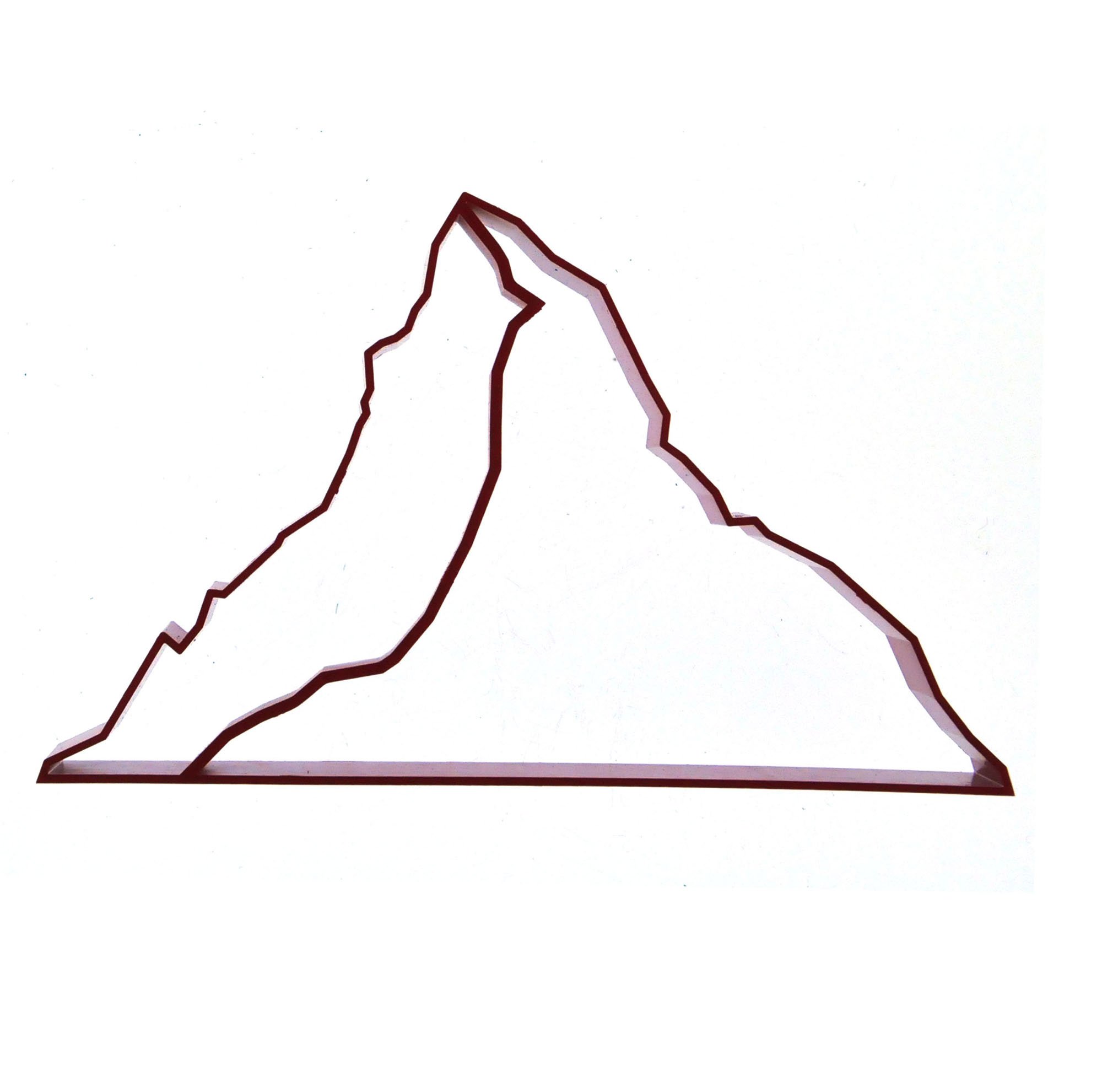 Matterhorn Souvenir & Cookie Cutter Grey