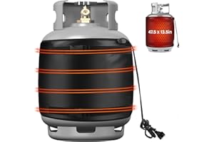 Propane Tank Heater Blanket,110V Gas LP Cylinder Tank Warmer,Propane Tank Warmer Blanket,Insulated Protective Tank Cover Safe