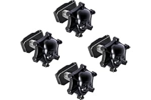 MOCARDINE Saddlebag Locks for Harley, Theft Deterrent OEM Bolts Mounting Screw Bolts Hardware Saddlebag Bolts for Harley Touring Street Glide, Electra Glide, Road Glide, Road King 1988-2024 （Black)