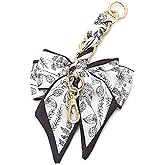 TENOC Purse Extender Chain, Crossbody Bag Charm, Bow Ribbon Handbag DIY Decoration Accessories
