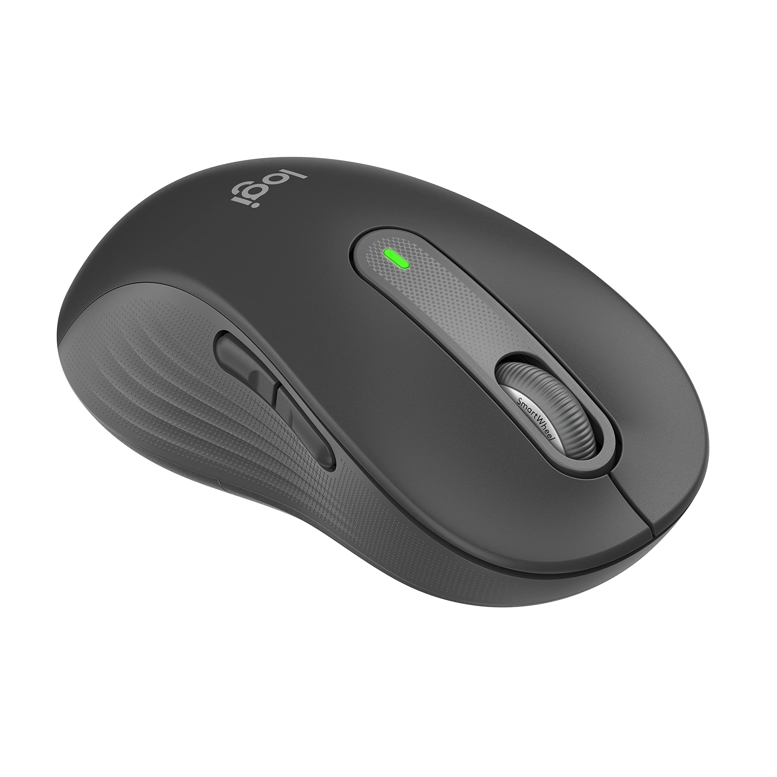 Photo 1 of Logitech Left Handed Wireless Mouse Signature M650 L Full Size - 2 Year Battery, Silent Clicks, Customizable Buttons, Bluetooth, PC/Mac/Chromebook - Graphite, Large