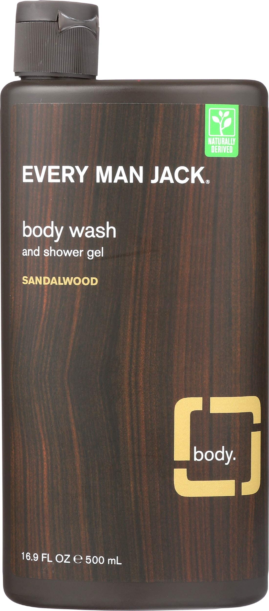 Every Man Jack Body Wash, 500 ml, Sandalwood
