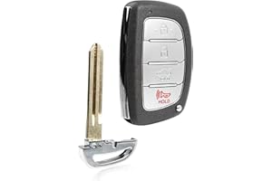 Keyless Entry Remote Key Fob Replacement 4-Button for 2019 2020 Hyundai Elantra (CQOFD00120, 95440-F2002)