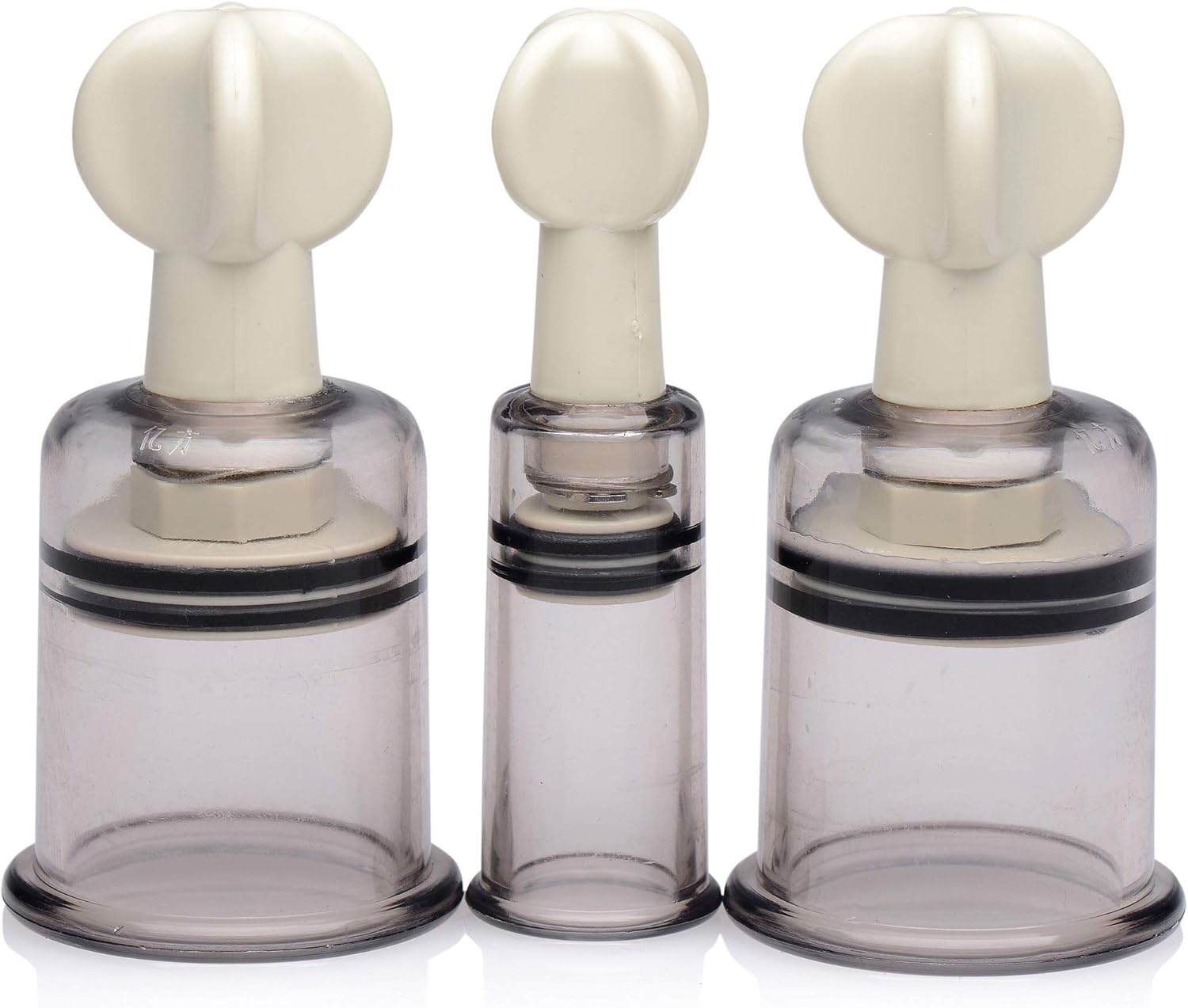 Size Matters Clit and Nipple Suckers Set, Transparent, Clear, Einheitsgröße