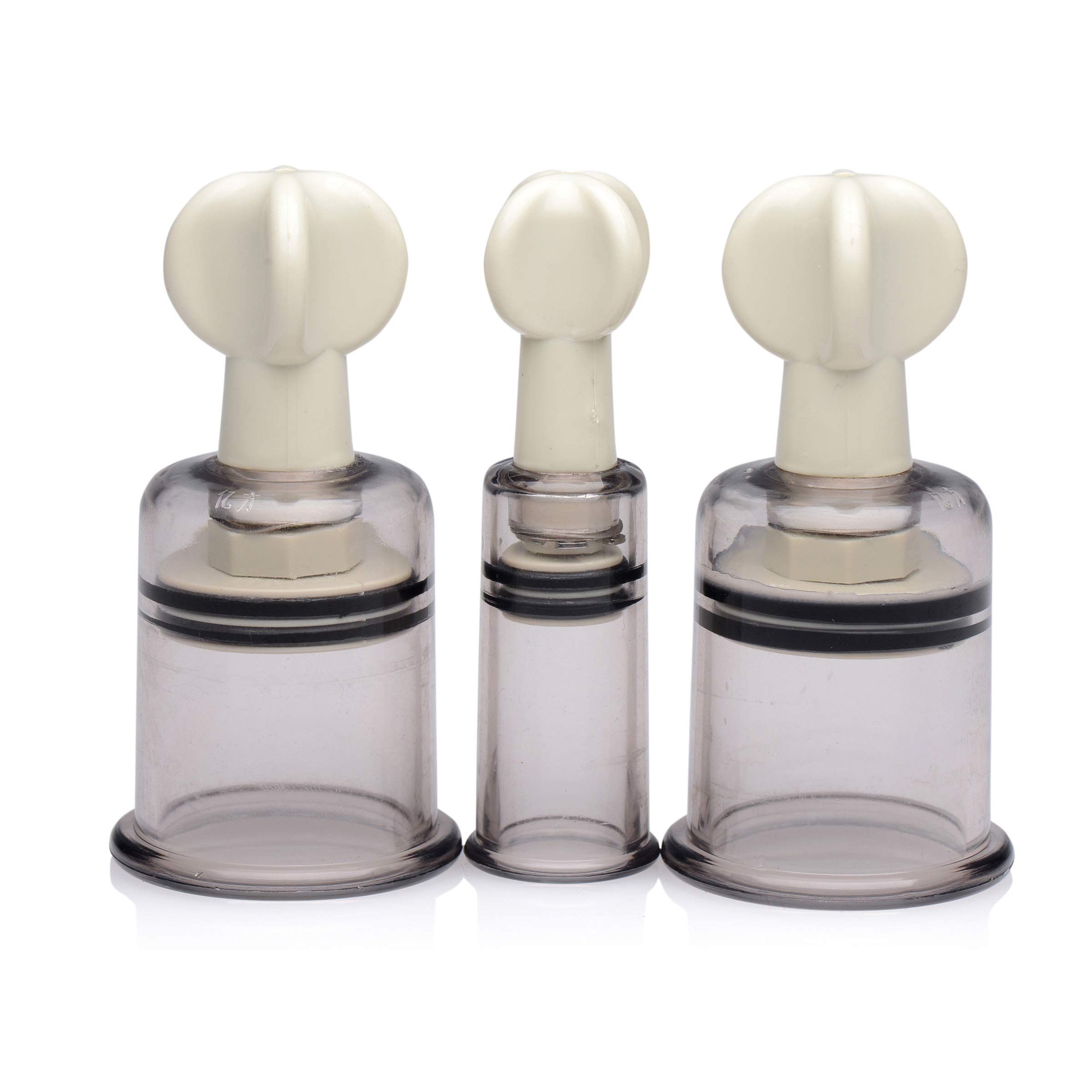 Size Matters Clit and Nipple Suckers Set, Transparent