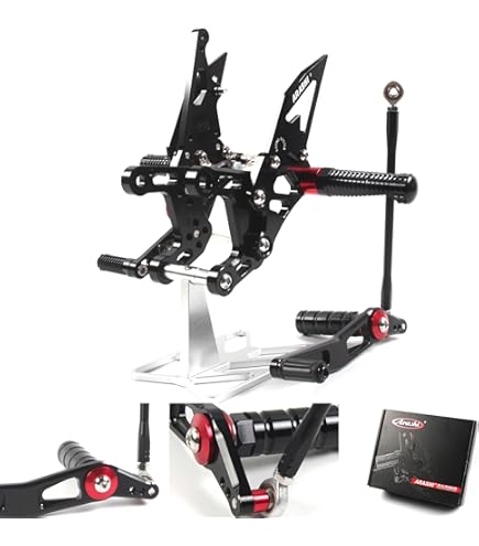 Amazon.com: Vortex RS634K Black Rear Set for Yamaha YZF-R6 2017