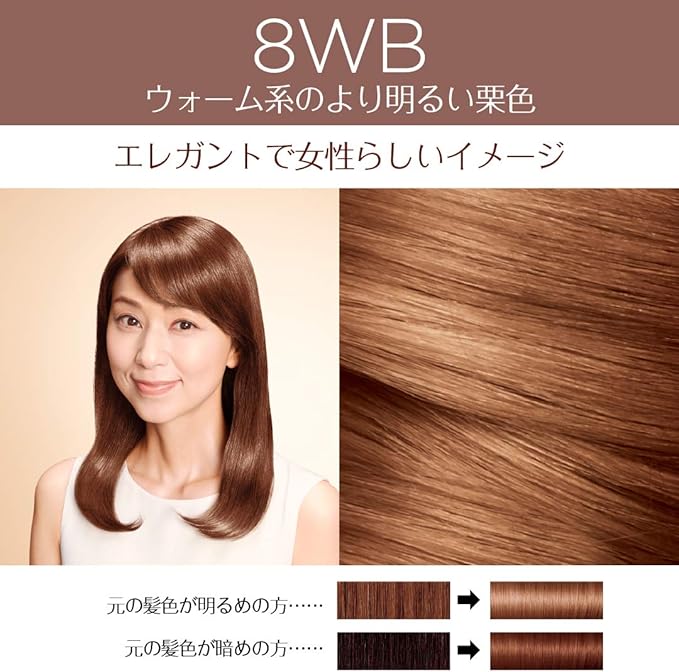 Amazon L Oreal Paris ロレアルパリ エクセランス N クリームタイプ 白髪染め 8wb ウォ ム系のより明るい栗色 下地エッセンス 12ml 1剤 48g 2剤 48g トリートメント 40g L Oreal Paris ロレアルパリ 白髪染め 通販