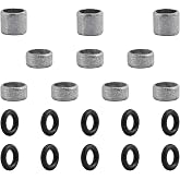 Dr.Fish 20 Pack Slip Float Weight &amp; Rubber Stopper for Balsa Foam Float | 10 Lead Sinkers &amp; 10 Rubber Stoppers for Balsa Foam Snap Floats, Easy to Install to Lock Floats Firmly Securely