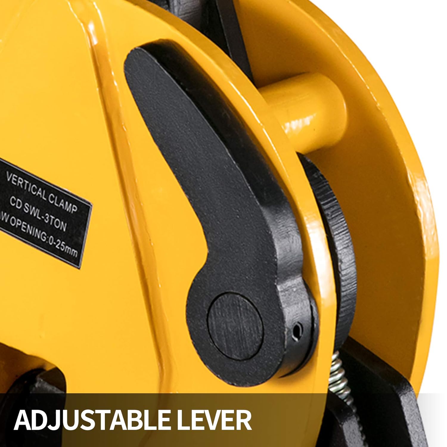 VEVOR Lifting Clamp 6600Lbs/3T, Working Load Vertical Plate Clamp 0-1inch/25mm Jaw Opening, Industrial Steel Plate Clamp, Sheet Metal Lifting Clamp, Plate Lifting Clamp, Handling Lifting Equipment: Industrial & Scientific
