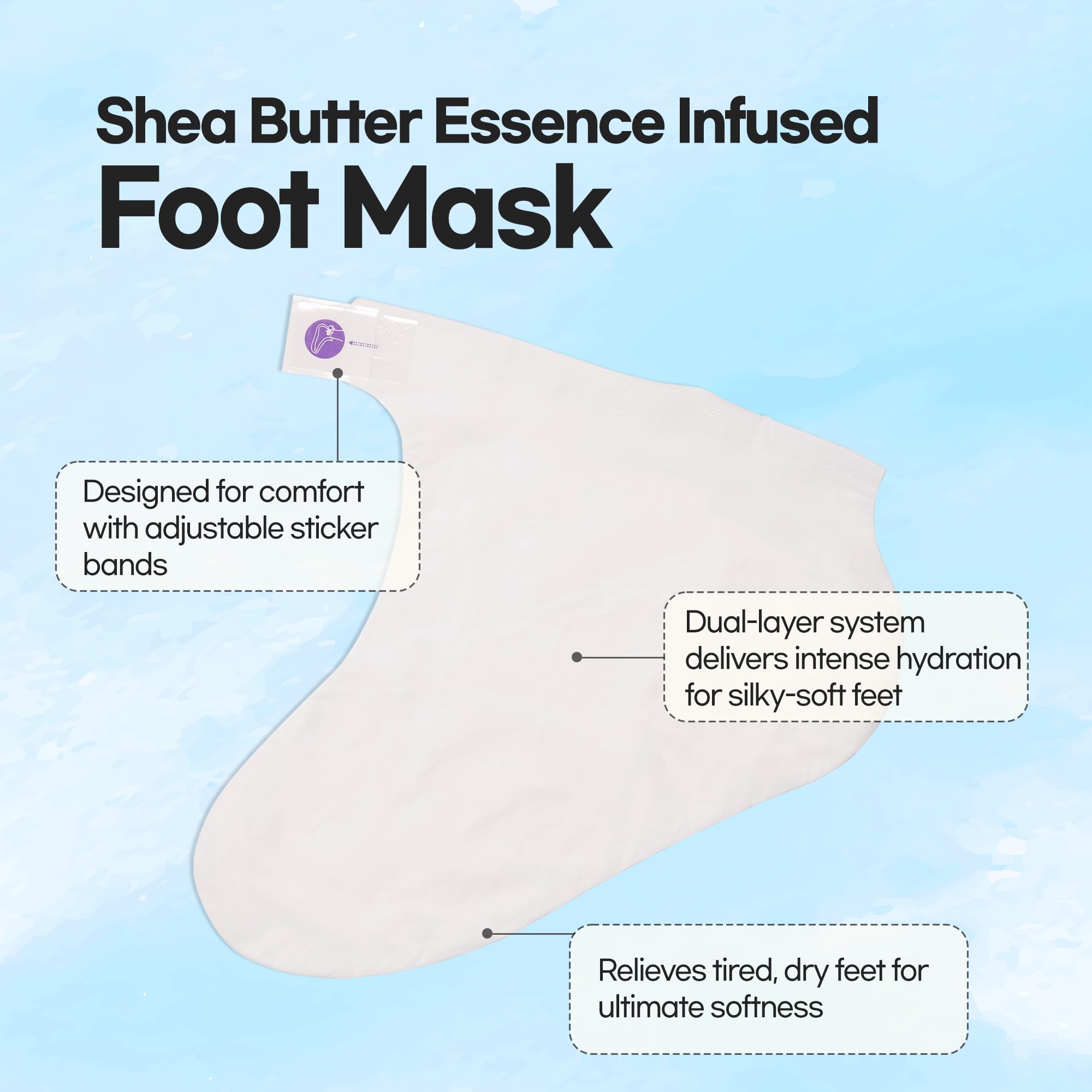 Epielle Intensive Repairing Hand & Foot Masks (6 Gloves & 6 Socks), Repair and Moisturize Dry Hands & Cracked Heels with Coconut Oil & Milk Extract, Korean Skin Care, Spa Self Care Gifts for Women