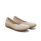 VIVAIA Claire Walker Women's Flats Round Toe Slip On Walking Flat Shoe with Arch Support Comfortable Lightweight Ballet Flats for Daily