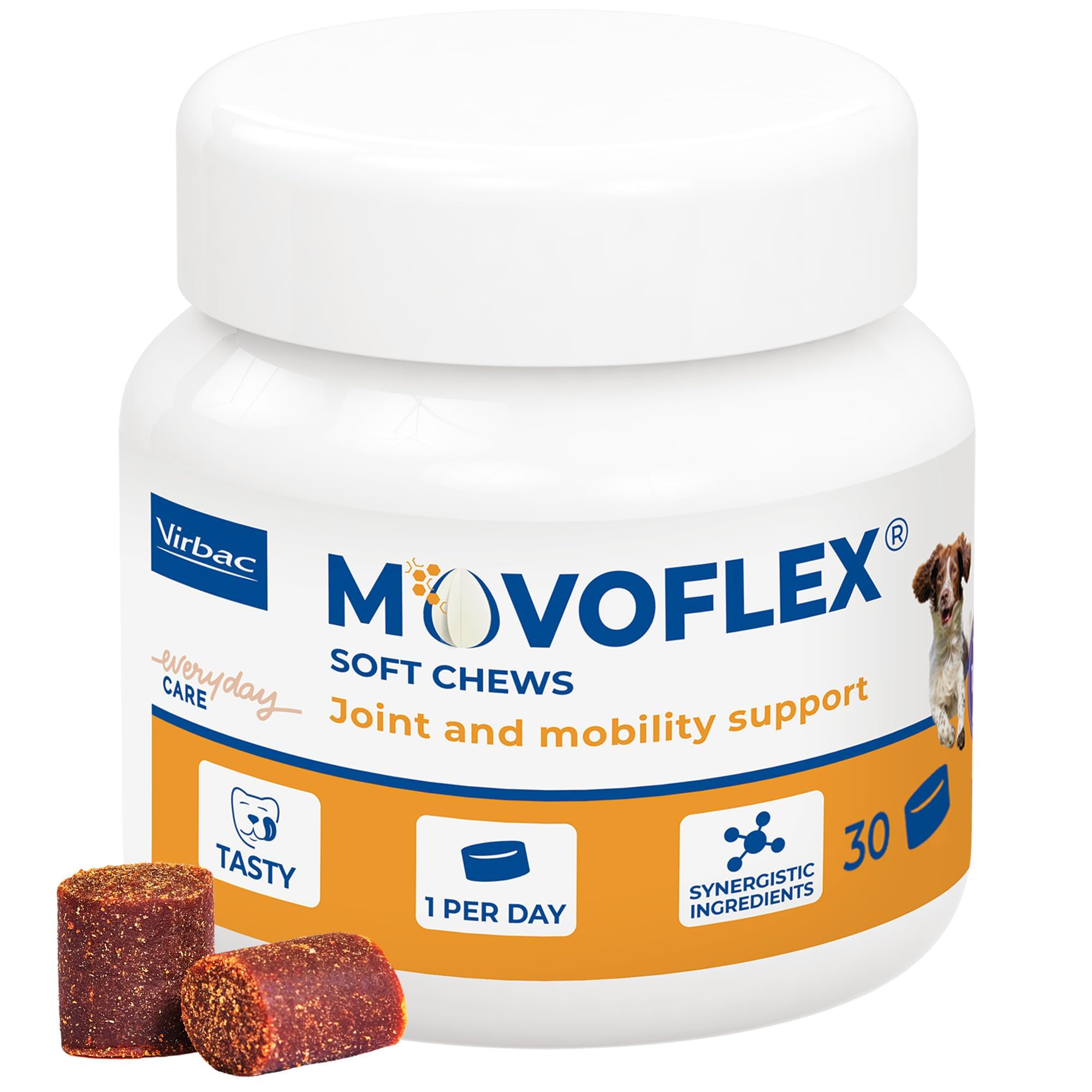 MOVOFLEX® Joint Supplement for Medium Dogs 15-35kg | Support Joints & Mobility | Fast-Acting Tasty Chews | 30 Chews