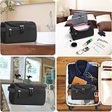 Etercycle Hanging Toiletry Bag Travel Wash Bag Black Nylon Waterproof view 7