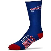 FBF - NFL Deuce Adult Team Logo Crew Dress Socks Footwear for Men and Women Game Day Apparel