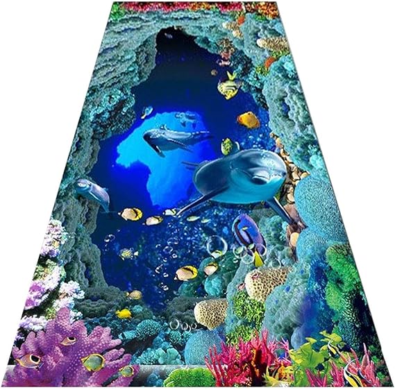 Alfombras de Pasillo 100x150cm Antimanchas Lavable FÁCIL Limpieza