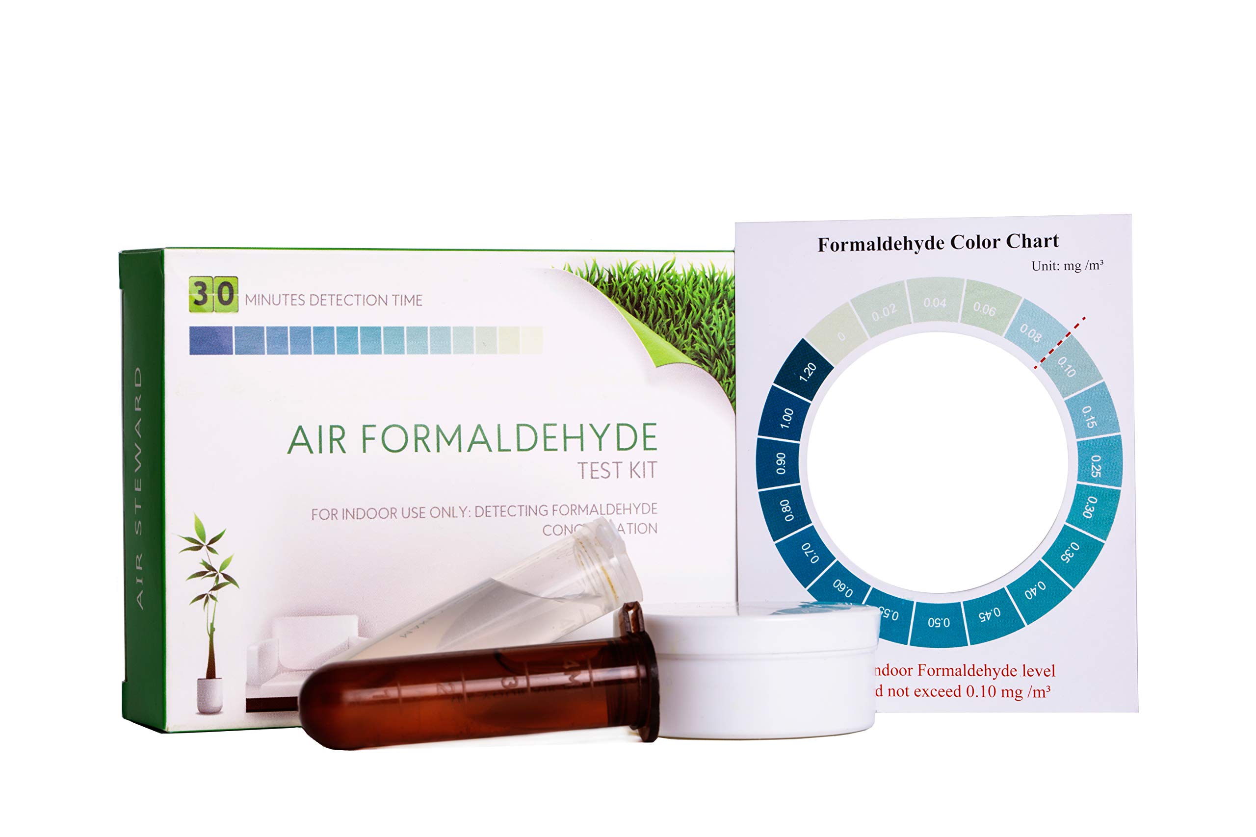 Air Formaldehyde (HCHO) DIY test kit Know What's in the Air that Surrounds You (Pack of 1