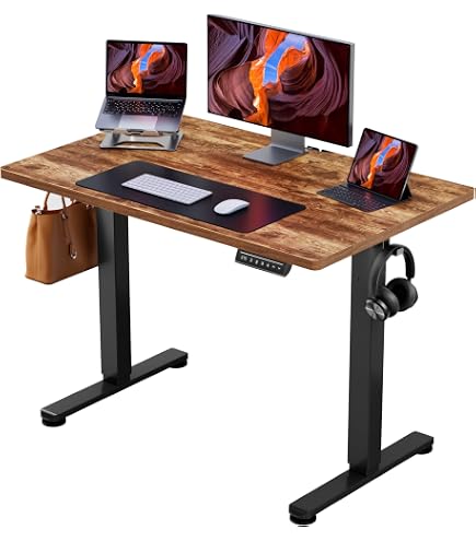 Amazon.com: SHW 40-Inch Electric Height Adjustable Standing Desk
