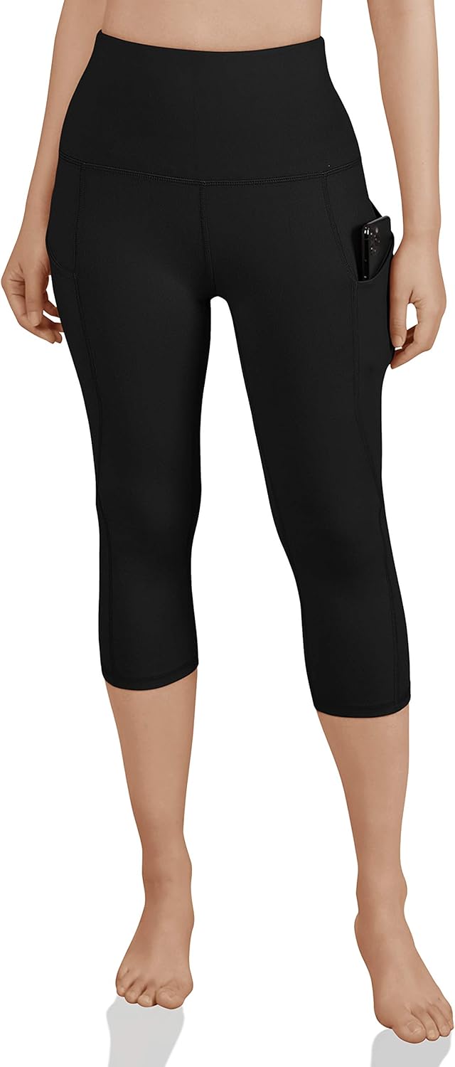 ODODOS Out Pocket High Waist Yoga Pants,Tummy Control,Pocket Workout Yoga Pant: Clothing