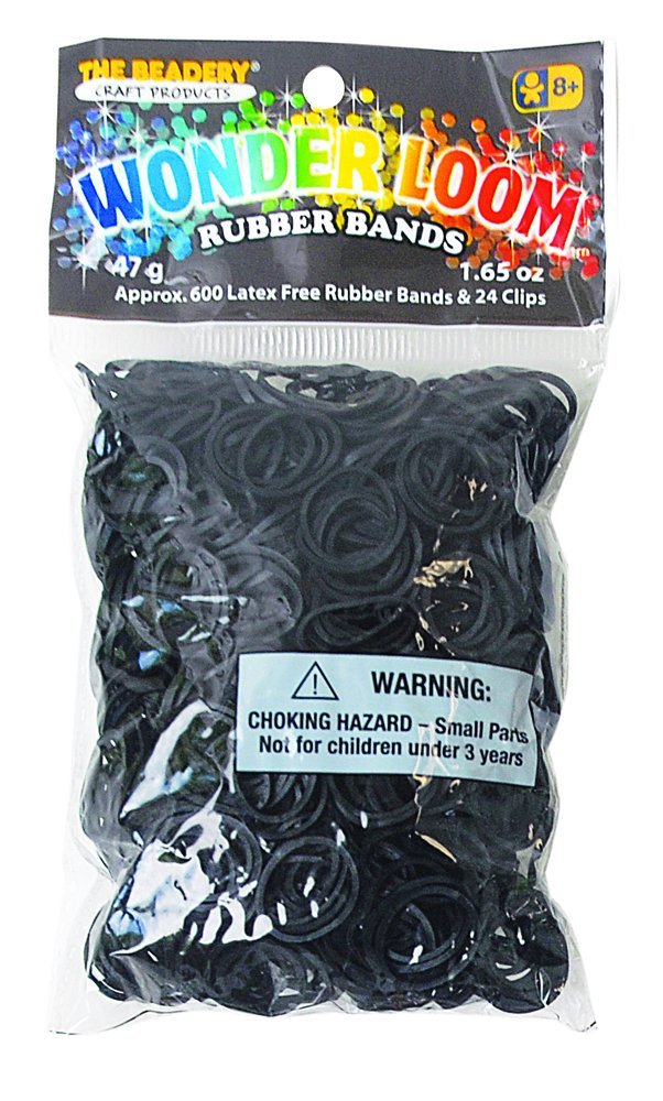 The Beadery WONDERLOOM Bands-Black