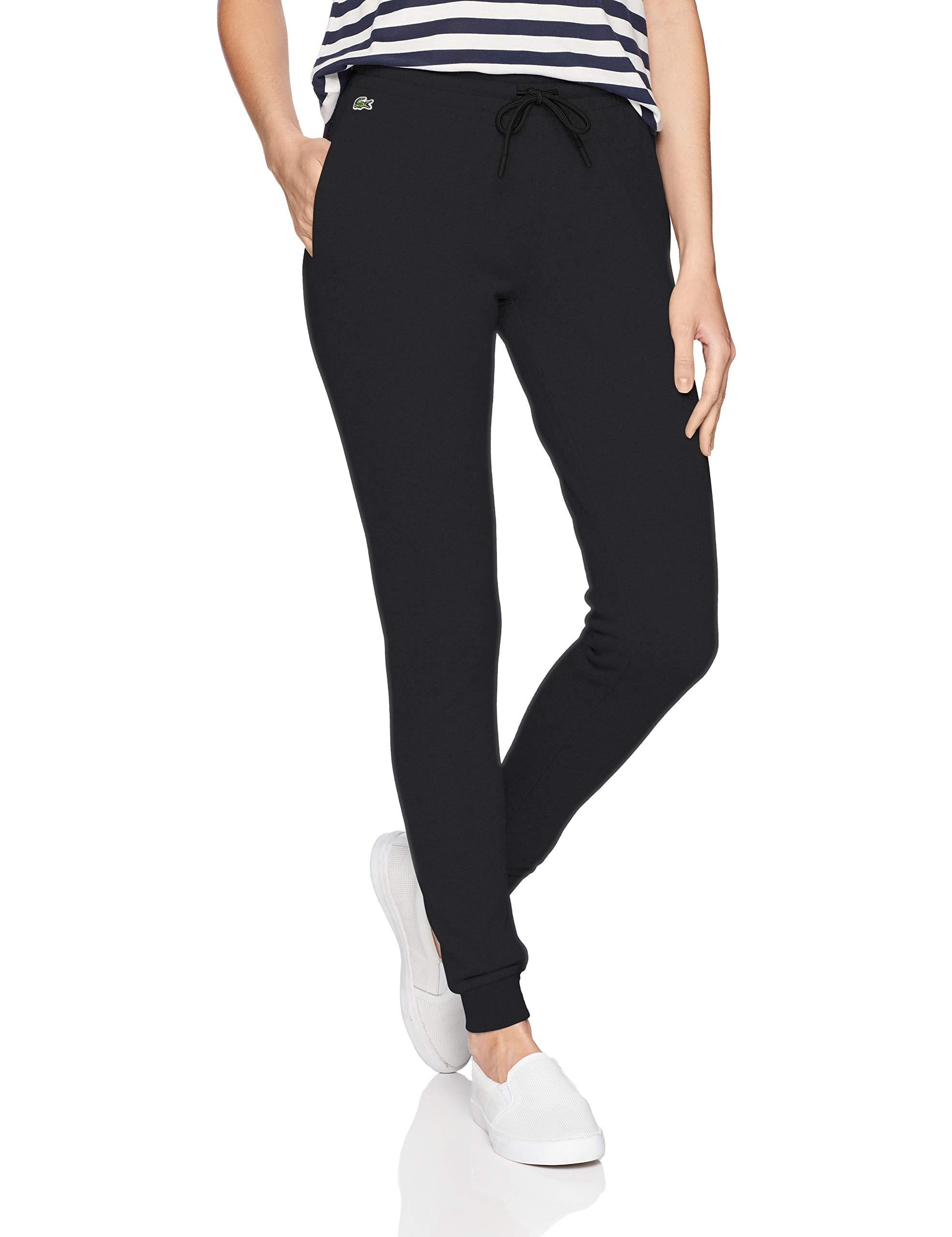 lacoste track pants black