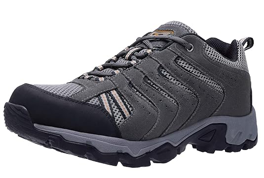 CAMEL CROWN Wanderschuhe Trekkingschuhe Herren, Wanderhalbschuhe Kletterschuhe Atmungsaktive Rutschfeste Turnschuhe Freizeit 