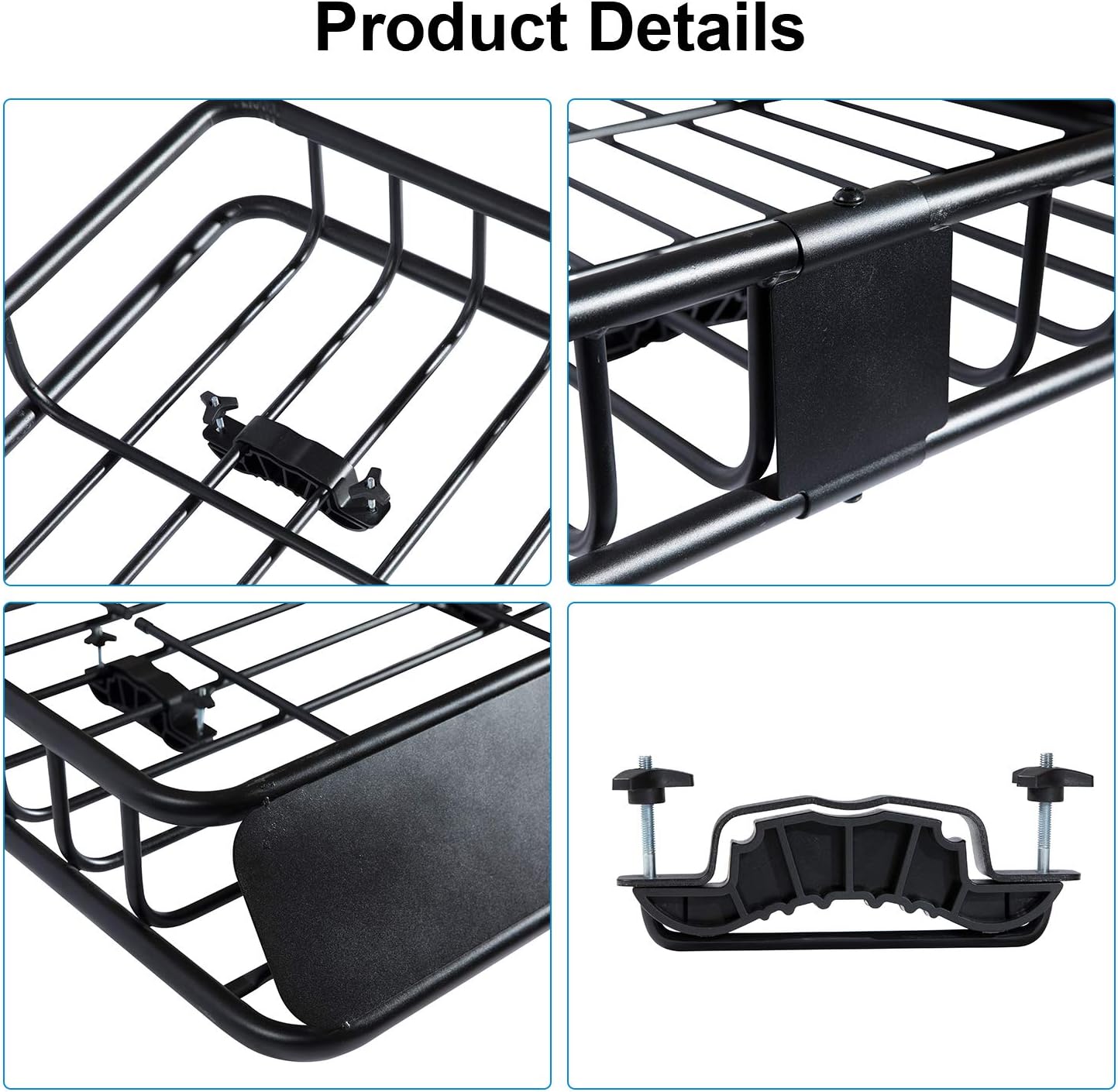 Cargo Baskets Tiptiper Rooftop Cargo Basket Universal Roof Rack Cargo