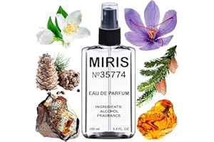 MIRIS No. 35774, Inspired by Bacarat Rouge 540, Long-Lasting Unisex Eau de Parfum for Women & Men, Spray 3.4 Fl Oz / 100 ml