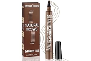 Eyebrow Pen - iMethod Upgrade Eyebrow TattooPen, Eyebrow Makeup, Long Lasting, Waterproof and Smudge-proof, Light Brown
