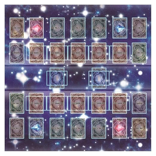 TianranRT Gummi Spielen Matte 60x60cm Galaxy Style Wettbewerb Pad Playmat Für Yu-gi-oh Karte