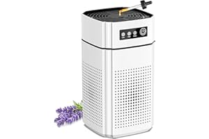 Air Purifiers for Bedroom，FRESHDEW Air Purifier H13 True HEPA Filter For Smoke Pollen Dander Hair Smell Air Cleaner with Sleep Mode Speed Control For Bedroom Office