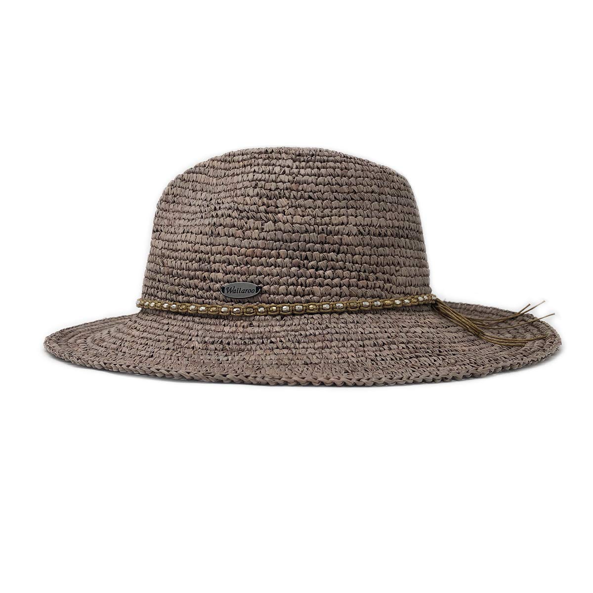 Malibu Wallaroo W Collection Raffia Hat Adjustable Fit Accessories Hats