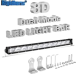 LED Light Bar Rigidhorse 29 Inch 172W 8D Dual-Model Light Bar DRL/Night Light Spot Light For SUV Truck ATV Pickup