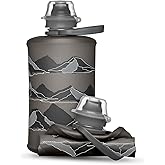 HydraPak Stow Collapsible Water Bottle – 350ml, 500ml, 1L – Ultralight, Leak-Proof, BPA-Free, Filter Compatible Travel & Hiking Flask