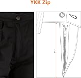 WrightFits Men Pro-11 Work Trousers Black Heavy Duty Cargo Pants 30W-31L view 7