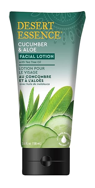 desert essence cucumber and aloe facial lotion