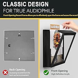 Emfogo 2 Pack Vinyl Record Frame, Album Frames for