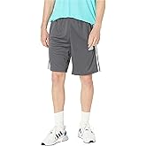 Adidas Mens Designed 2 Move 3-Stripes Shorts Grey/White Large