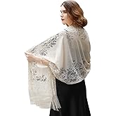 RIIQIICHY Shawls and Wraps for Evening Dresses Scarfs for Women Pashmina Wedding Formal Shawl