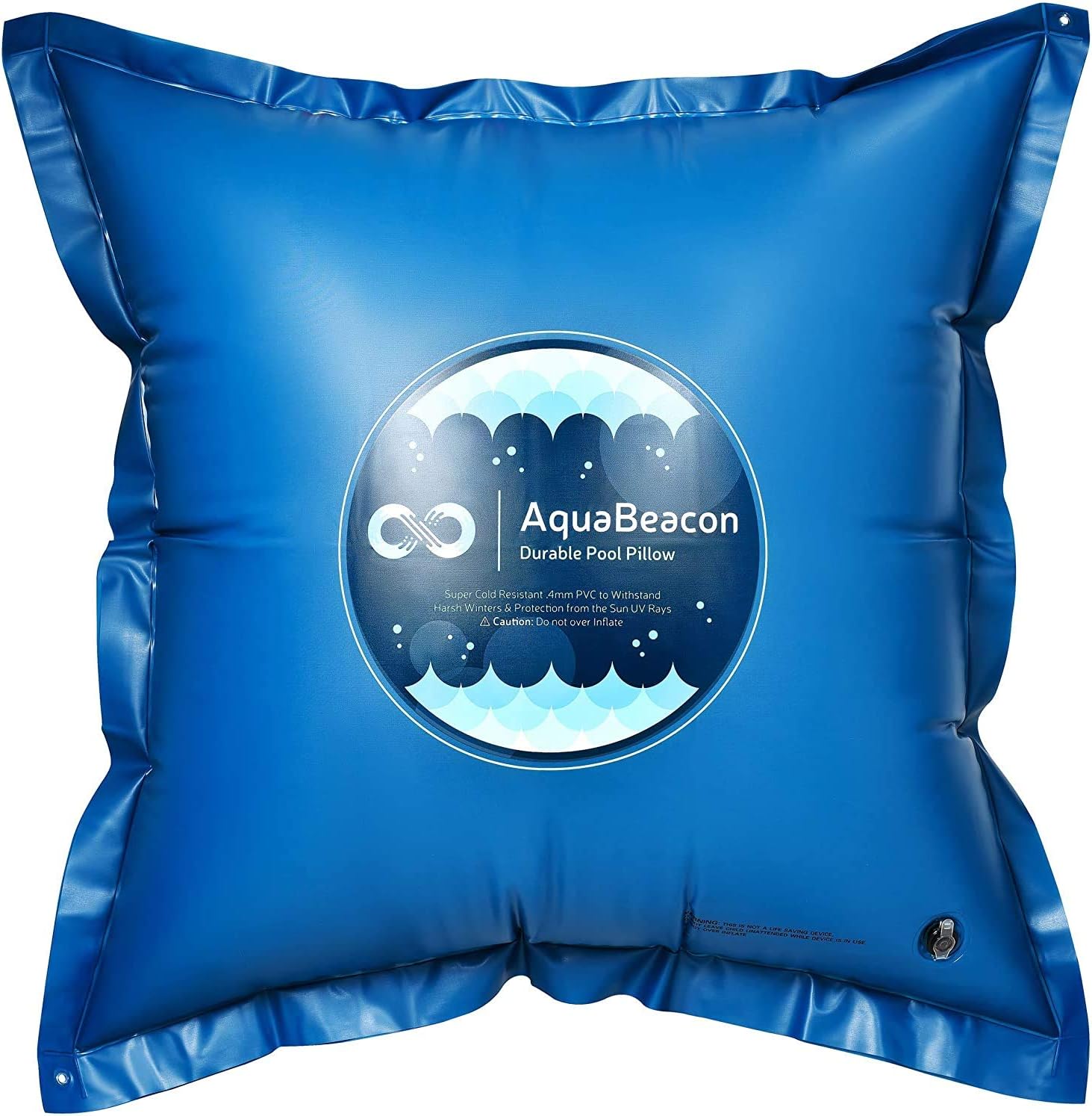 Aquabeacon 4' X 4' Ultra Thick & Super Durable Premium Above Ground Pool Winter Pool Pillow .4mm Thick and Cold-Resistant. Rope Included : Garden & Outdoor