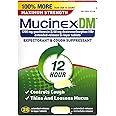 Mucinex DM Maximum Strength 12-Hour Expectorant and Cough Suppressant Tablets, 28 Count