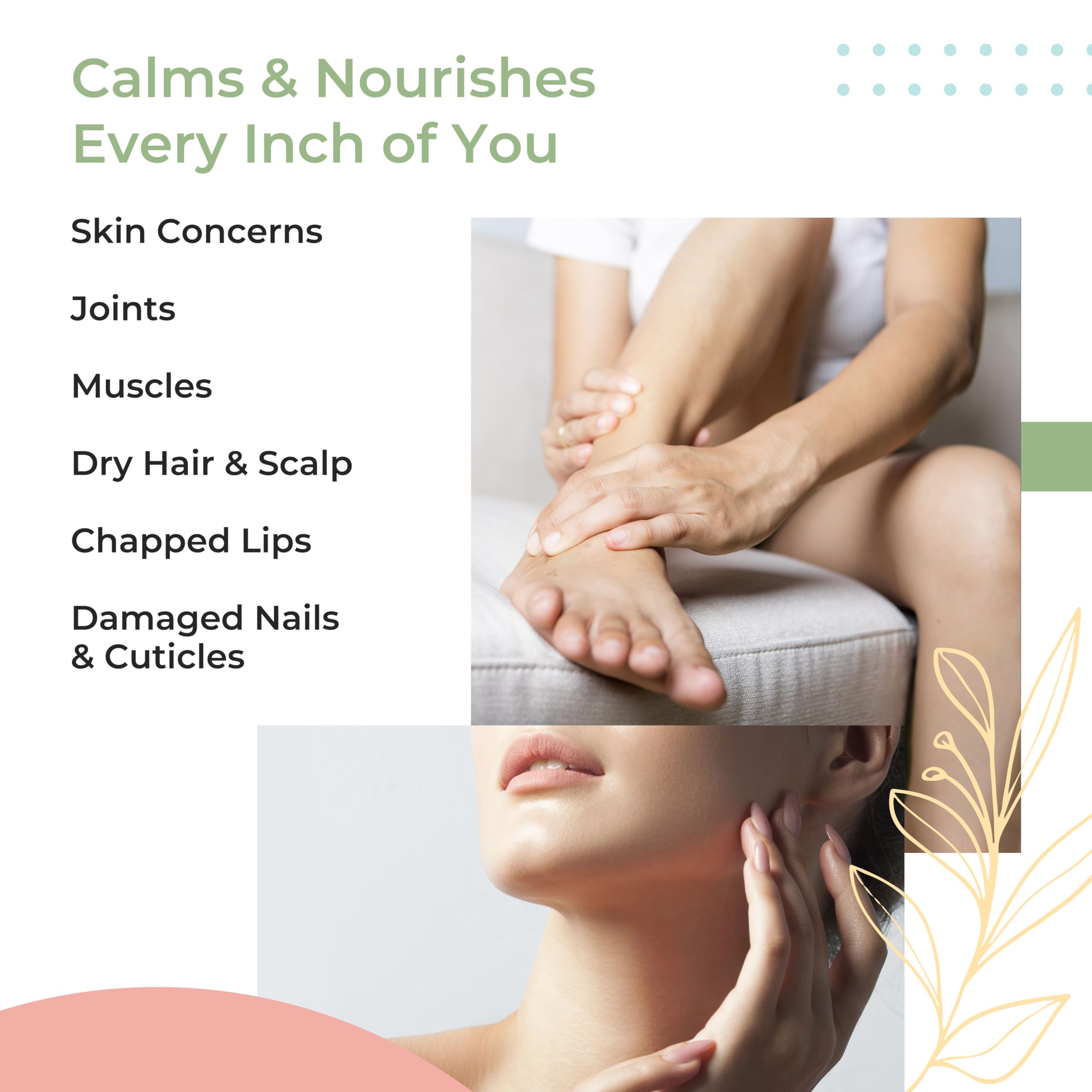 Emu Oil Skin Moisturizer - Scalp, Hair, Face, Body & Nail Moisturizer with Omega 3, 6, 9, Vitamins, & Minerals - Body & Face Serum for Fine Lines, Stretch Marks, Dry Lips & Cuticles - 1L, Unscented