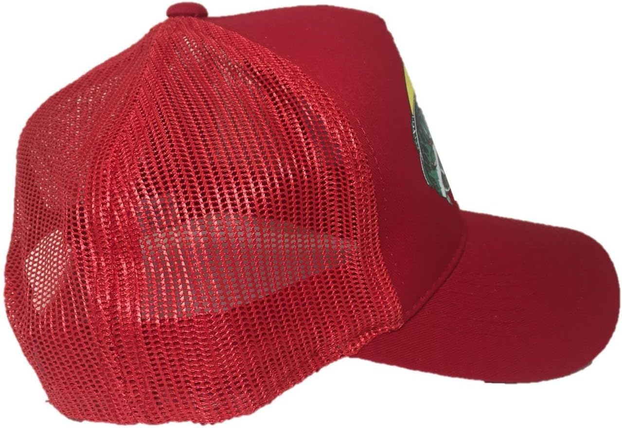 Bass Pro Shop Men's Trucker Hat Mesh Cap - One Size Fits All Snapback Closure - Great for Hunting & Fishing (Black): Clothing