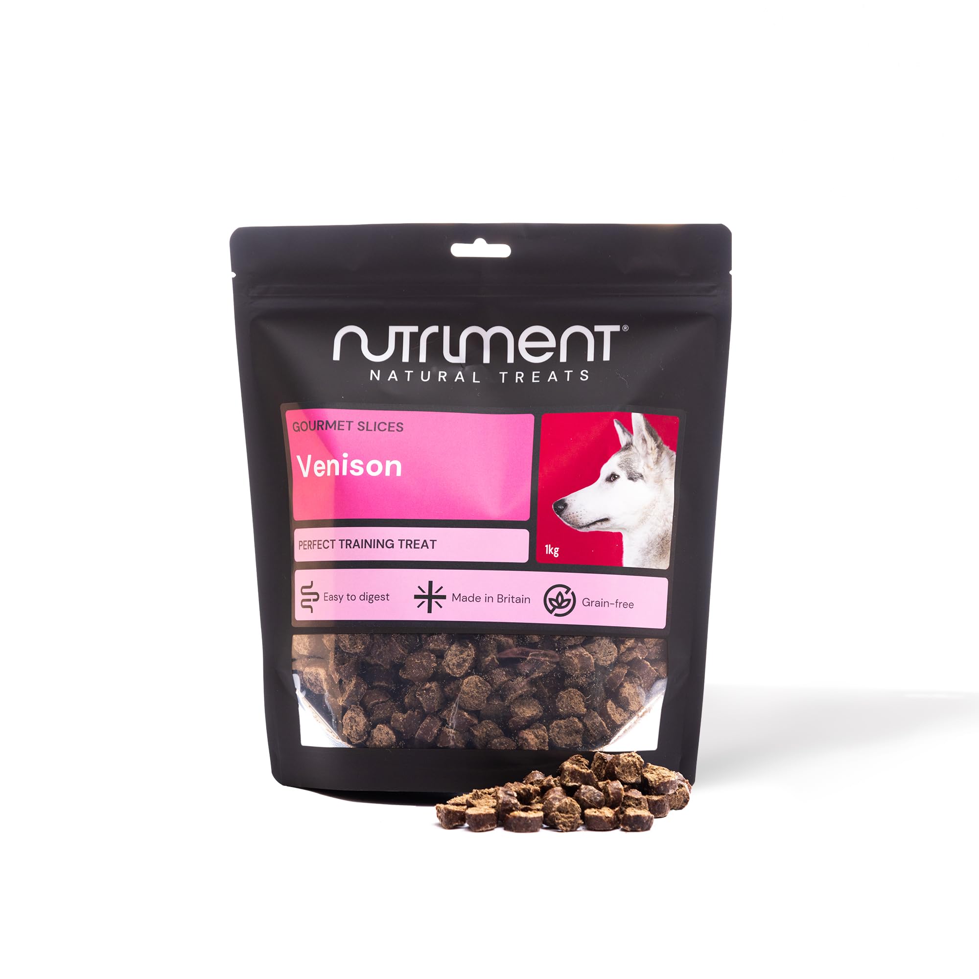 Natural Treats Gourmet Slice Chicken & Venison (1kg) British Made Grain Free Training Treats