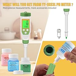 Yewhick pH Meter for Food, Digital pH Tester with