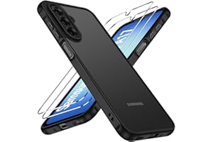 ivoler 3-in-1 Case for Samsung Galaxy A17 4G/5G with 2 Pack Tempered Glass Screen Protector, [Military Grade Protection] Matt